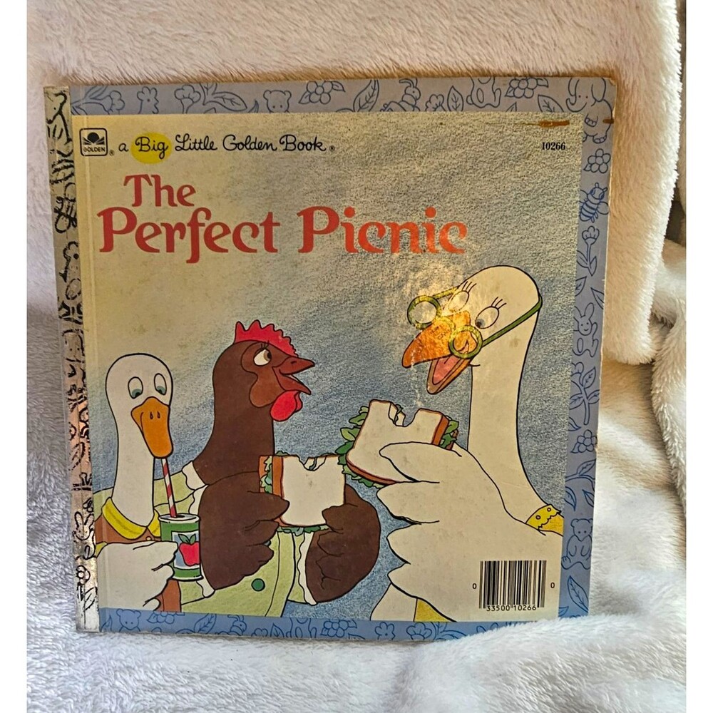 Big Little Golden Books The Perfect Picnic Hardcover 1986 Betsy & Giulio Maestro
